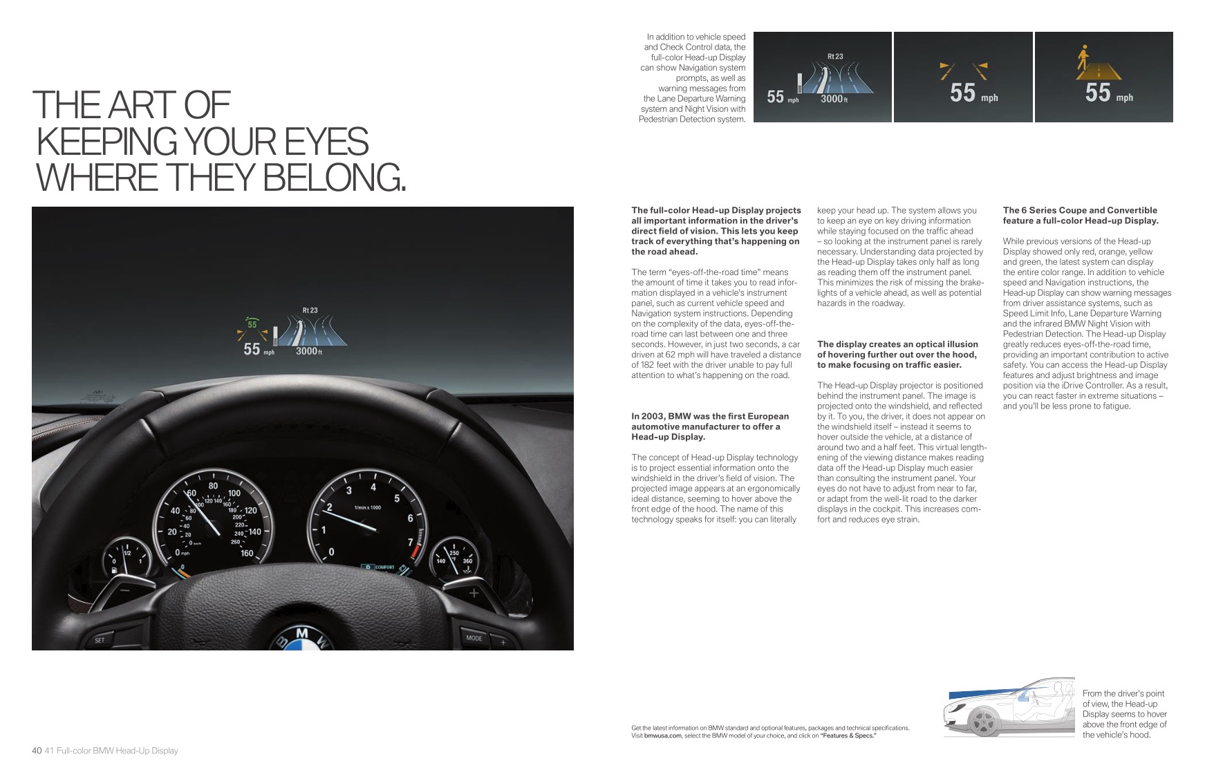 2013 BMW 6-Series Brochure Page 25